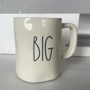 RAE DUNN Big White Small Mug